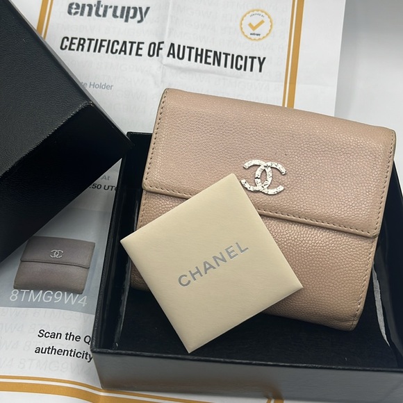 Chanel Portefeuill Double Compact Wallet - Picture 1 of 14